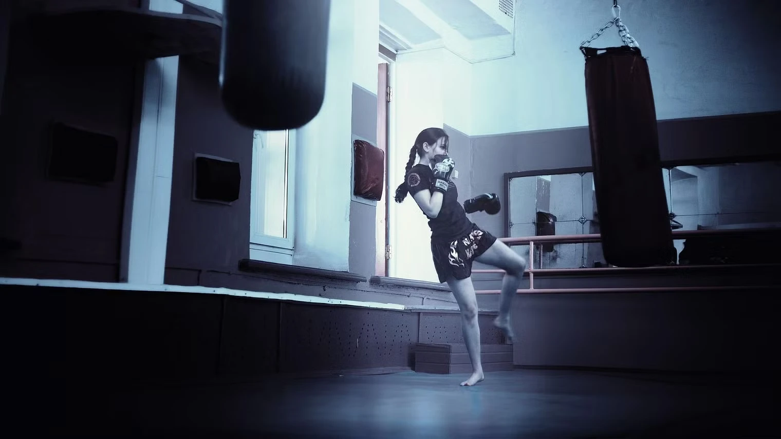En vecka med träning i fullkontakt och kickboxning