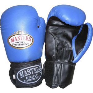 Gants de boxe MASTERS RPU-2 bleu-noir